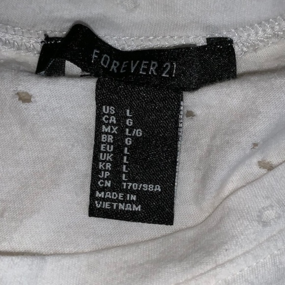 White Crop Top - Picture 3 of 3